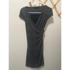 The Limited Black slinky wrapped dress size small vintage y2k 90s style